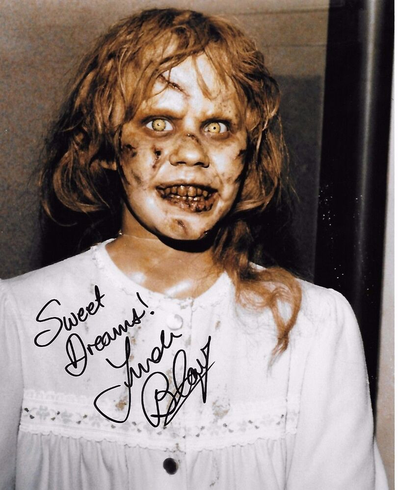 Linda Blair Signed 8x10 Photo Poster painting - REGAN from The Exorcist - SWEET DREAMS!!! H325