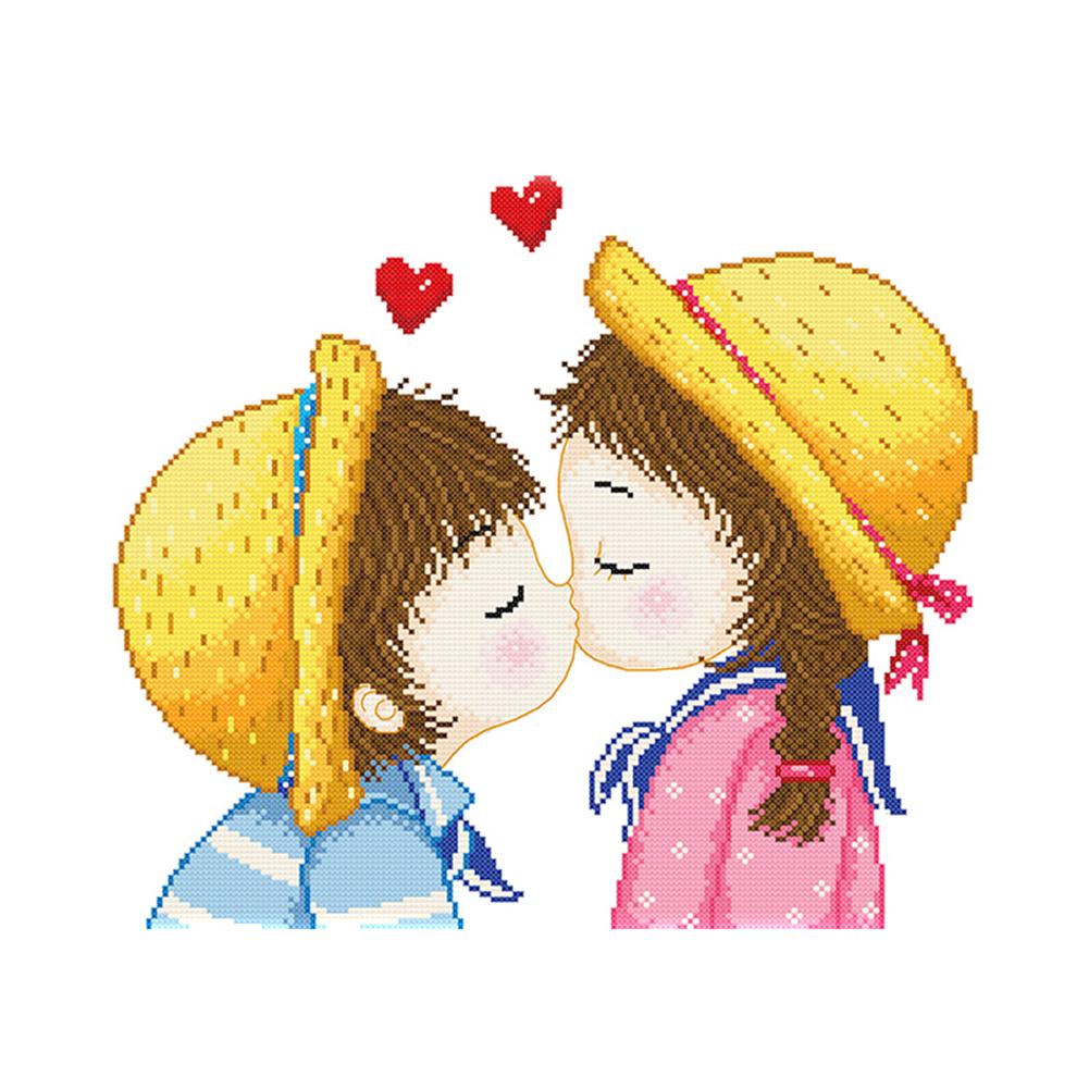 

Love - 11CT Stamped Cross Stitch - 49*40CM, 501 Original