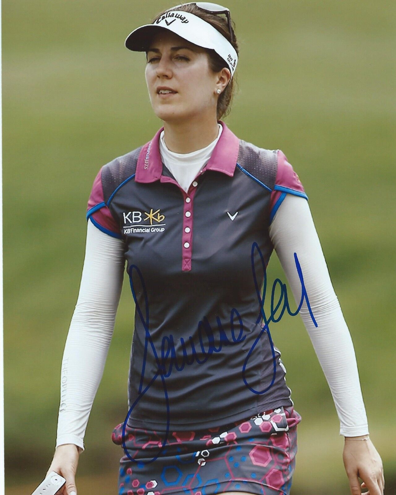 Sandra Gal Signed 8×10 Photo Poster painting LPGA Autographed COA C