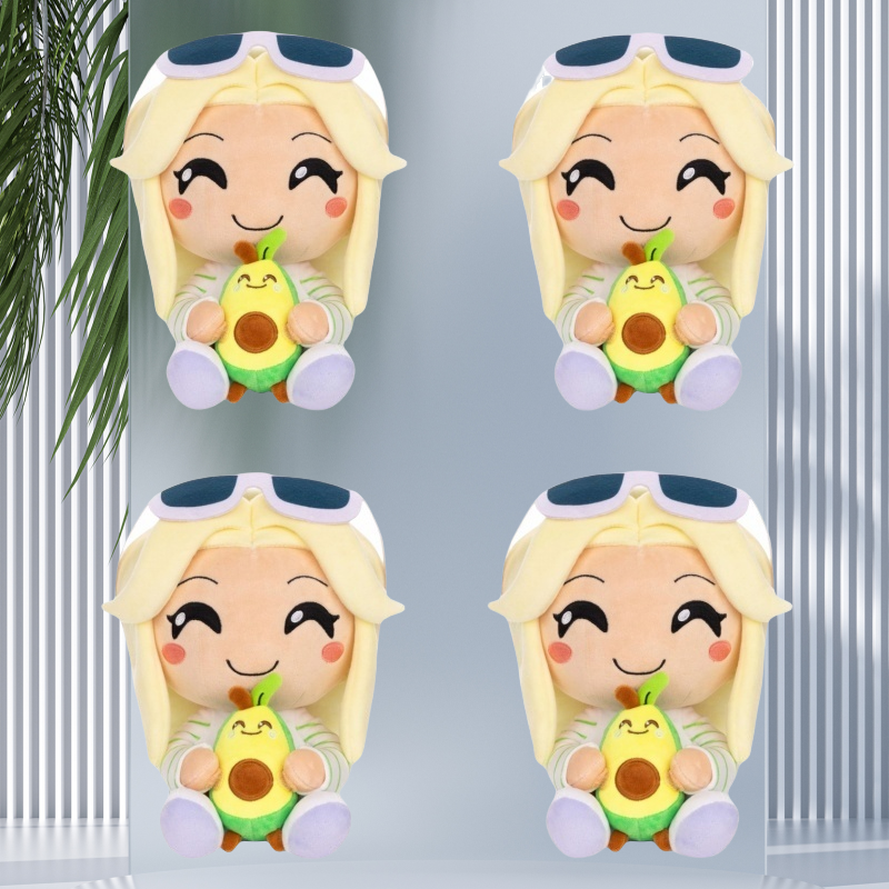Avocado Playz plush Toys 4pcs
