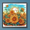 DIY Partial Special Shaped Drill Diamond Painting-Sunflower