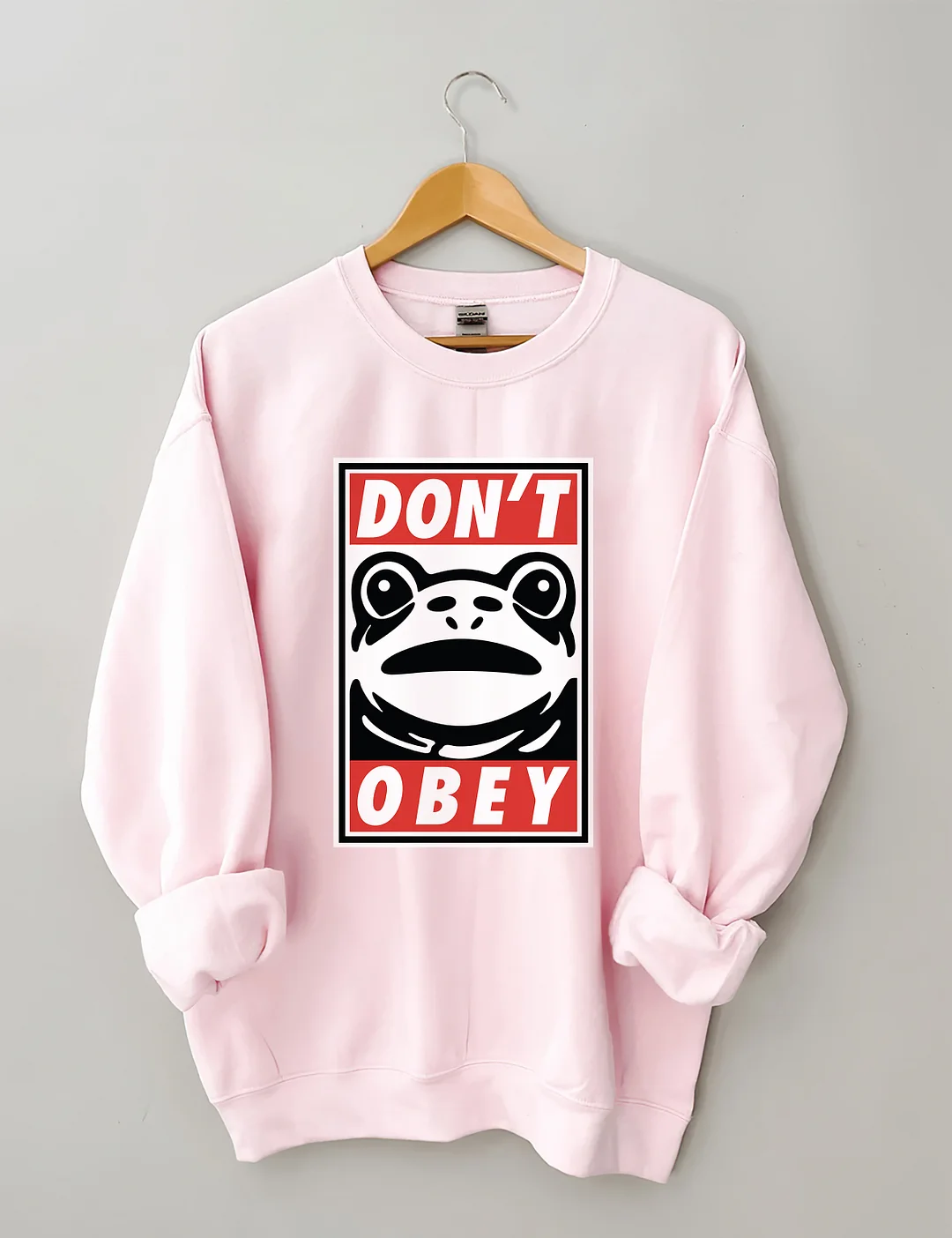 Portland Frog Demands That You Don't Obey Sweatshirt