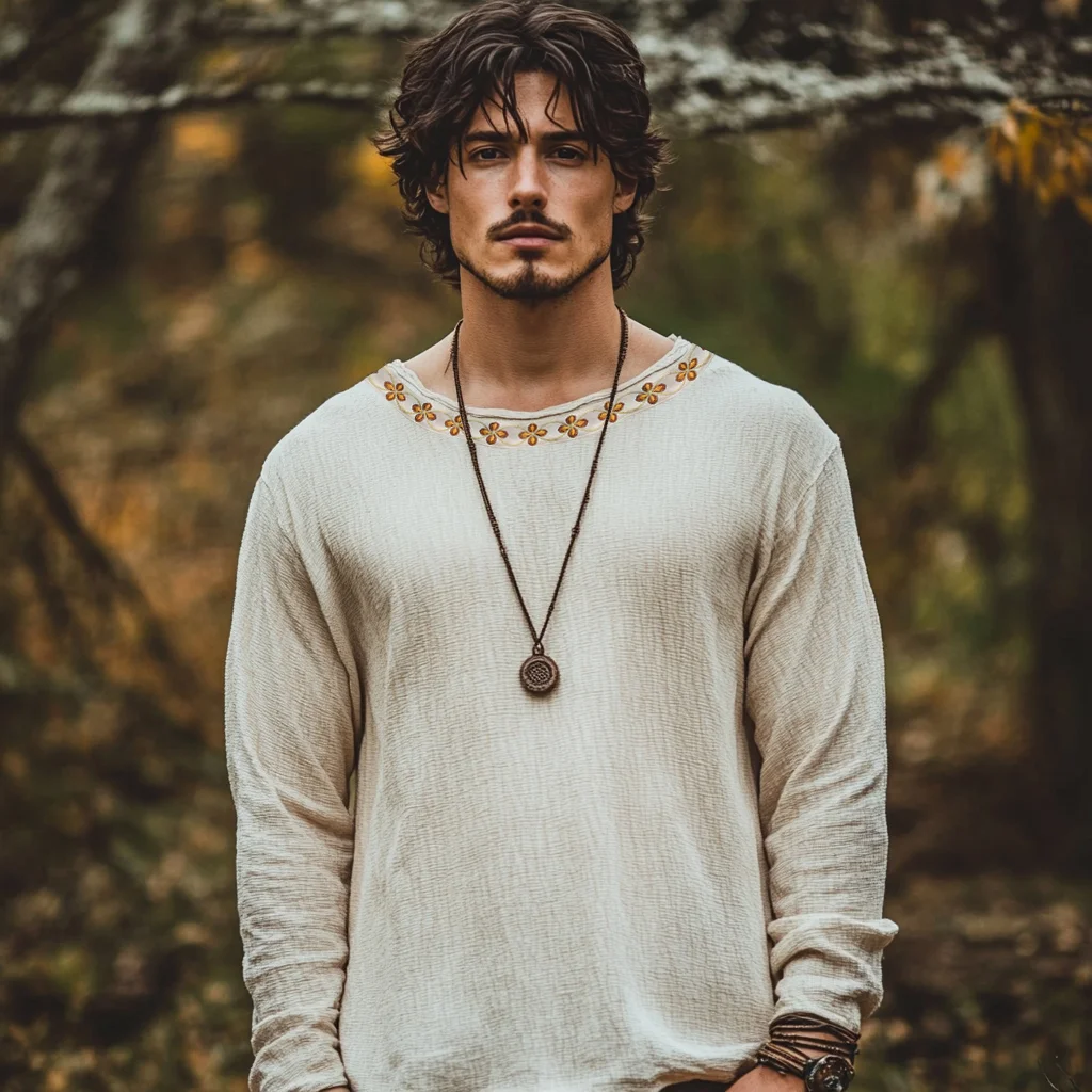 Men's Embroidery Top-inspireuse