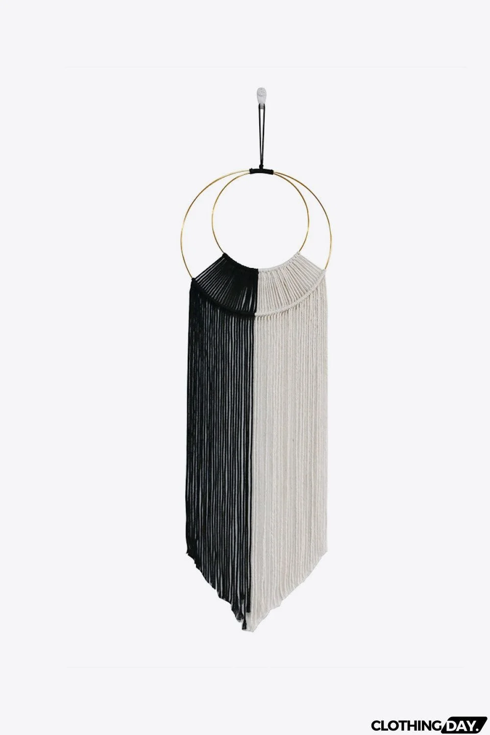 Hoop Fringe Macrame Wall Hanging