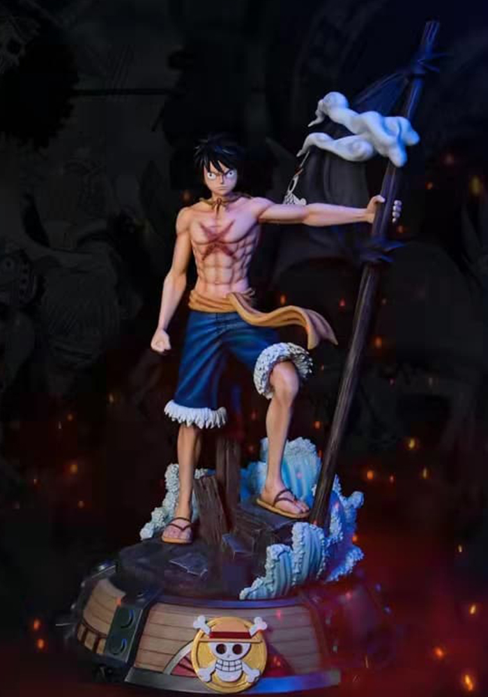 One Piece The Naked Luffy Action Figure Scale Painted Figure Body Sexiz Pix