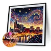uk.everydayedeals Diamond Painting - Full Round - Music City(40*40cm)