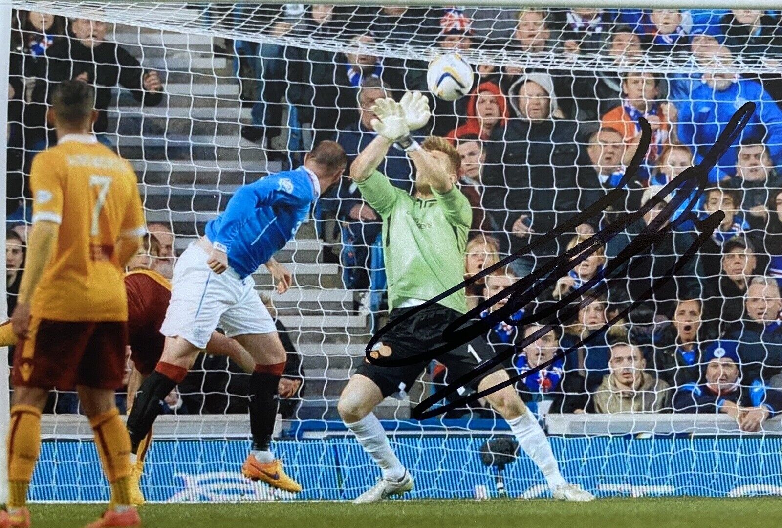 George Long Genuine Hand Signed Motherwell 6X4 Photo Poster painting