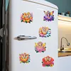 【Clearance Sale】6Pcs Acrylic Flower Elf Diamond Art Refrigerator Magnets Sticker for Beginners