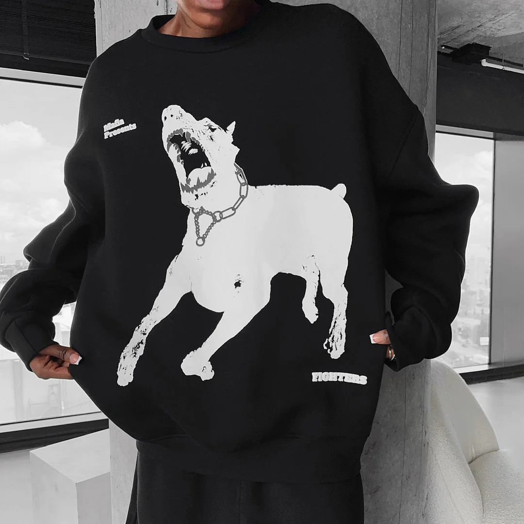Unisex Oversize Fighters Sweatshirt、、URBENIE