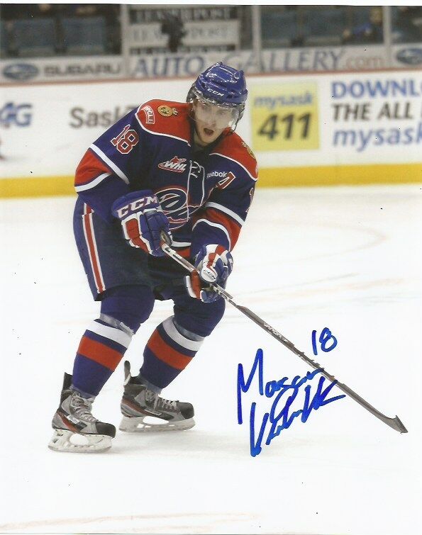 Regina Pats Morgan Klimchuk Autographed Signed 8x10 WHL Photo Poster painting COA B