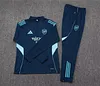 Joyfball 2025/2026 Arsenal Half-Pull Training Suit Royal Blue Football Shirt 1:1 Thai Quality
