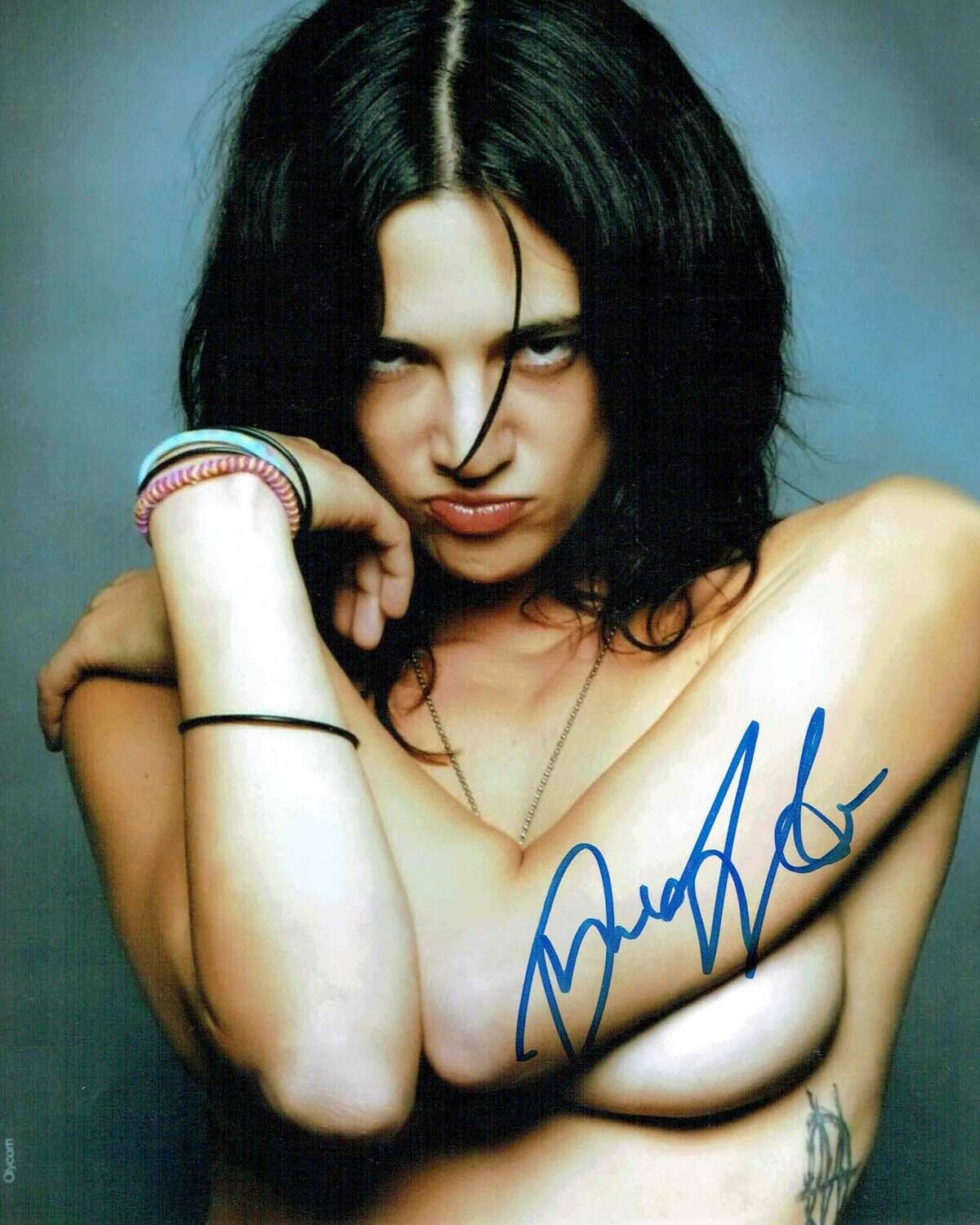 Asia ARGENTO SIGNED Autograph SEXY 10x8 Topless Photo Poster painting AFTAL COA Italian Actress