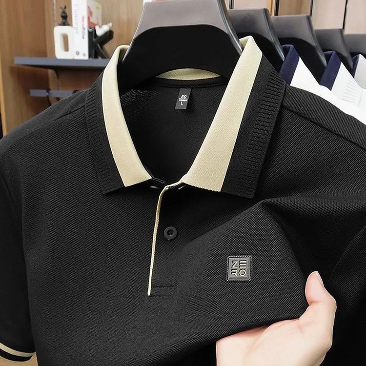Breathable Men's Polo Shirt for Summer