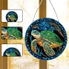 >SALE<Stained Glass Animal Diamond Drawing Hanging Ornament Turtle Window Suncatcher