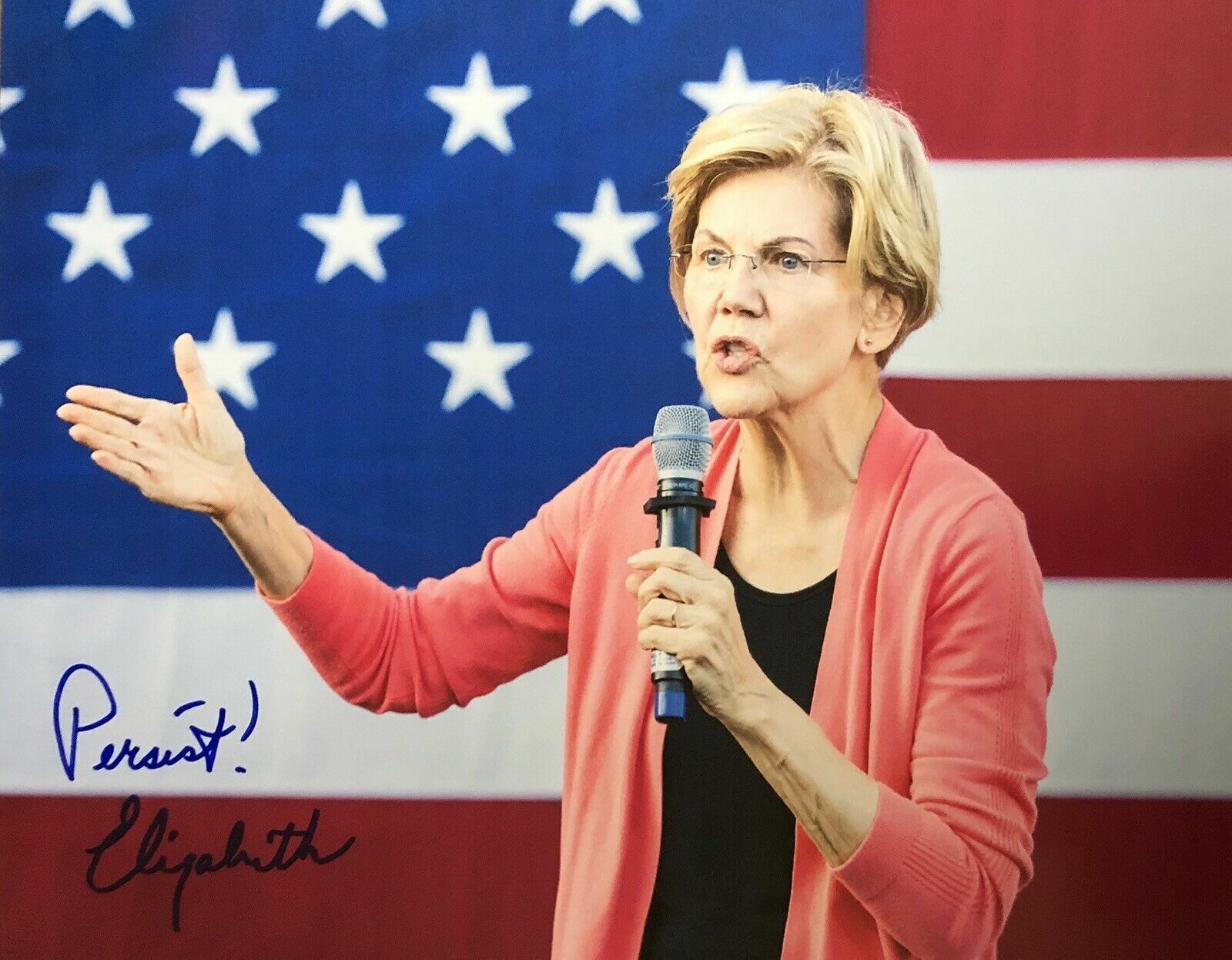 Elizabeth Warren Autographed Signed 8x10 Photo Poster painting REPRINT