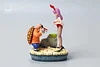 Master Roshi & Bunny Girl Bulma - Dragon Ball Resin Statue - Big Egg Studio [In Stock]