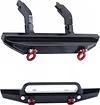 AMK TRX4M RC Front & Rear Bumper, 1/18 RC Car Metal Front Bumper for 1/18 RC Crawler Car TRX4-M Upgrade Parts
