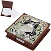 Wooden DIY Black White Cat Diamond Painting Kit Note Box with 160 Papers Gifts
