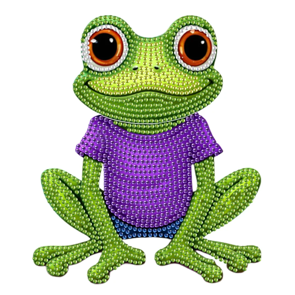 DIY Frog Acrylic Shaking Head Table Top Special Shaped Drill Diamond Painting Ornament Kits