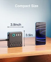 ONEPLUG Smart Power Strip P1 - Multiprise intelligente - avec 3 Prises et 3  USB, App Control, Compatible avec Alexa et Google Home, Programmable avec  Fonction Minuterie, Surveillance de la Consommation, 1,5 m