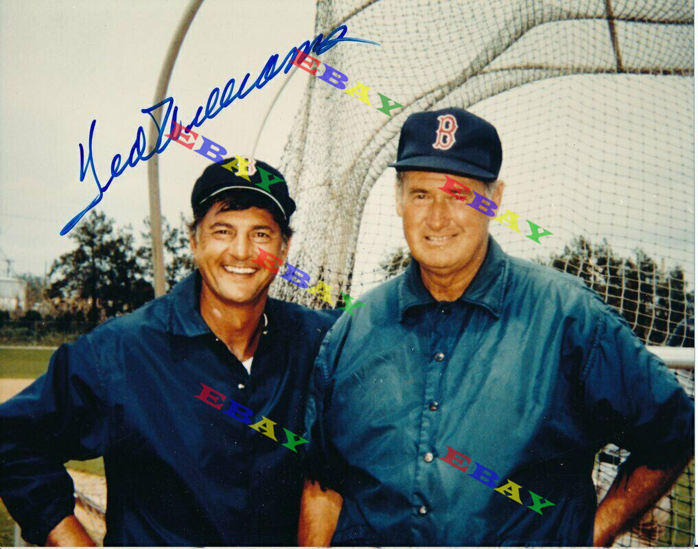 Ted Williams Boston Red Sox Signed Autographed 8x10 Photo Poster painting Reprint