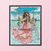 (Counted/Stamped) 14CT Sea Girl - Cross Stitch 27*34cm/10.63*13.39in(Brand)