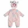 17"-22" Reborn Baby Doll Pink Plush Set 3 Pcs Set Clothing Accessories - RBBI-Myrebornbabydoll&reg; Myrebornbabydoll&reg;