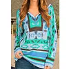 Women's Ethnic Style Hooded Sweater