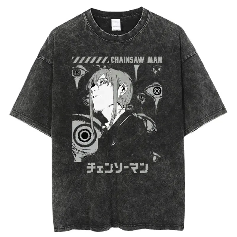Chainsaw Man Devil Eyes Vintage T-Shirt