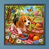 Diamond Painting -5D Full Round Drill Beagle Puppy(40x40cm)