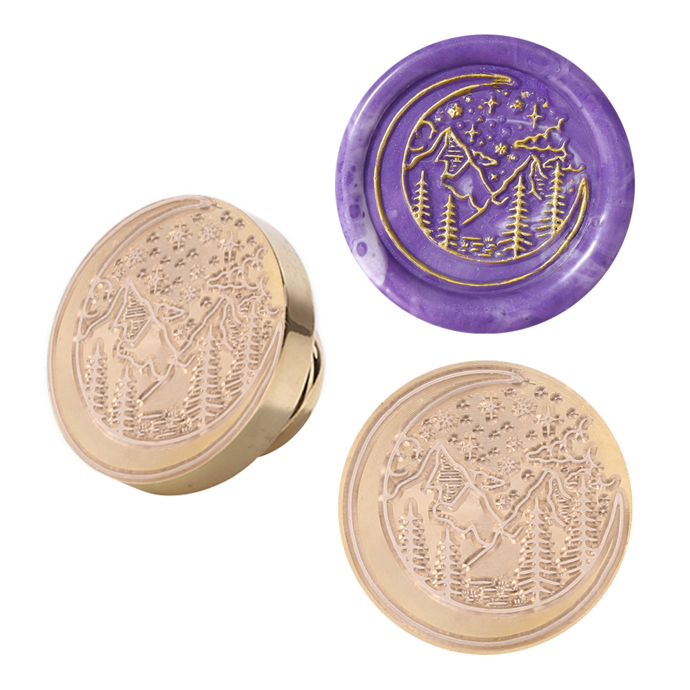 

30mm Moon Sealing Wax Stamp Head - Wax Seal Stamp, 501 Original