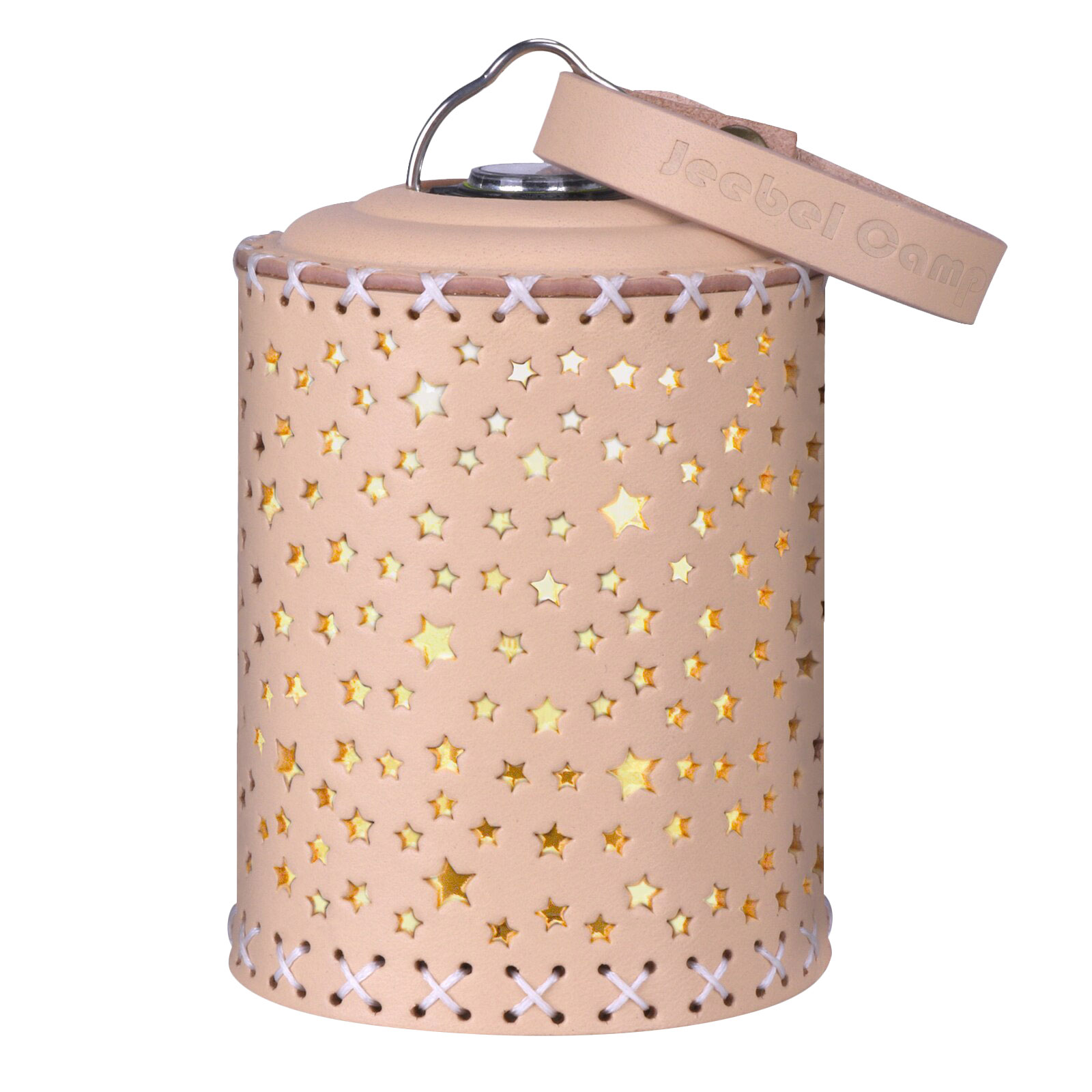 

Vegetable Tanned Leather Lamp Shade Hollow Star Design Lamp Accessories, 501 Original