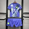 2024-2025 Kids Manchester United Goalkeeper Home Football Shirt 1:1 Thai Quality 