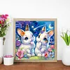 Kaninchen - speziell geformte Diamantmalerei - 30 * 30cm
