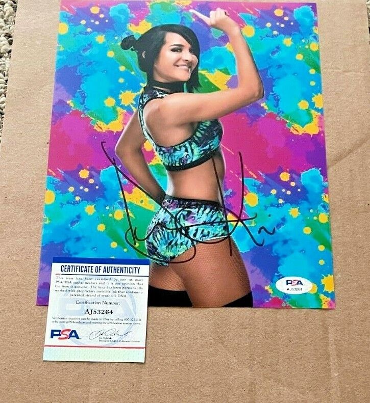 DAKOTA KAI SIGNED SEXY 8X10 Photo Poster painting PSA/DNA NXT WRESTLING #2