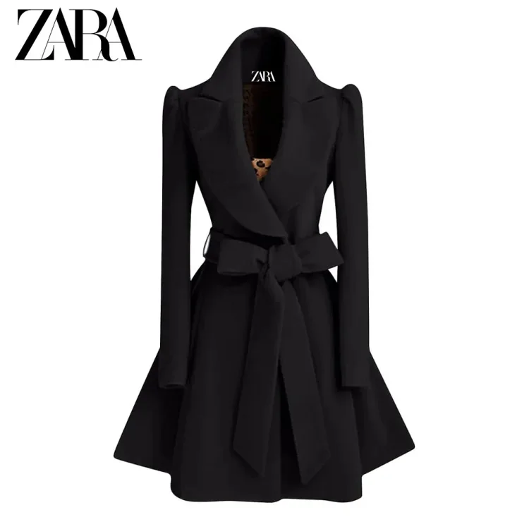 ZARA®Casaco feminino com cintura estreita