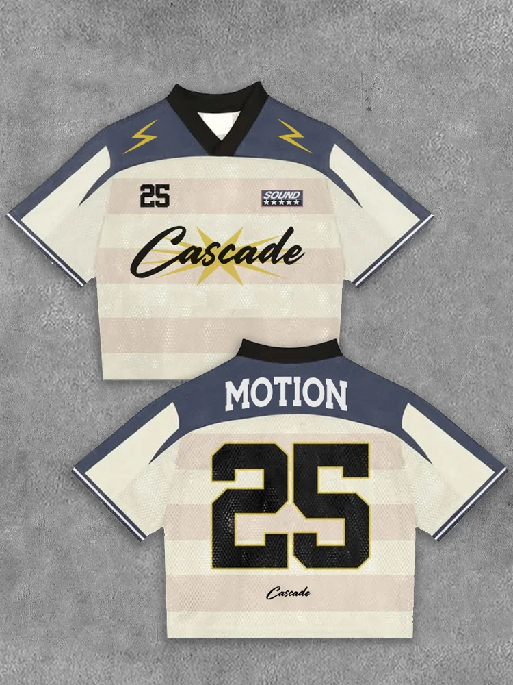 Retro Sports Cascade No 25 Jersey V-neck T-shirt
