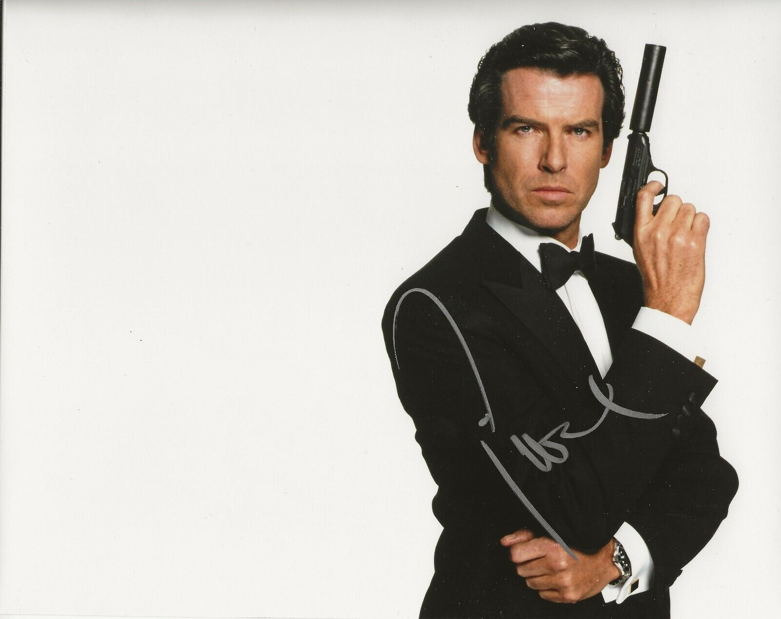 Pierce Brosnan REAL hand SIGNED Photo Poster painting #2 COA James Bond 007