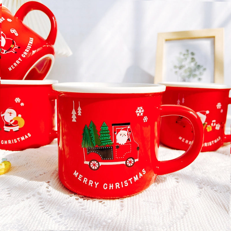 Christmas Christmas Cartoon Ceramics Mug 1 Piece