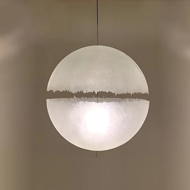 Creative Moon Shaped LED White Nordic Chandelier Pendant