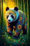 Luxury AB Velvet Diamond Painting Kit - Panda