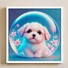 >SALE<Full Embroidery Eco-cotton Thread 11CT Printed Zodiac Dog Cross Stitch 40x40cm