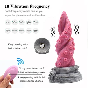 Colorful Vibrating Anal Plug Particles, Male And Female Sex Toys Vaginal And Anal Masturbation Orgasm Sticks