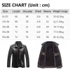 [Winter Gift] Men's Faux Fleece Lined PU Leather Warm Jacket