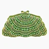 High Quality Metal Hollow Diamond Inlaid Luxury Crystal Evening Bag Diamond Handbag Women Gem Clutch Bag