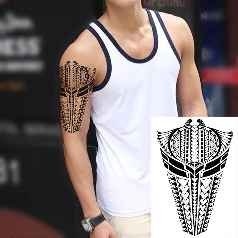 1 PIECE Temporary Tattoo Tiger 3D Realistic Waterproof Transfer Mens Womens
