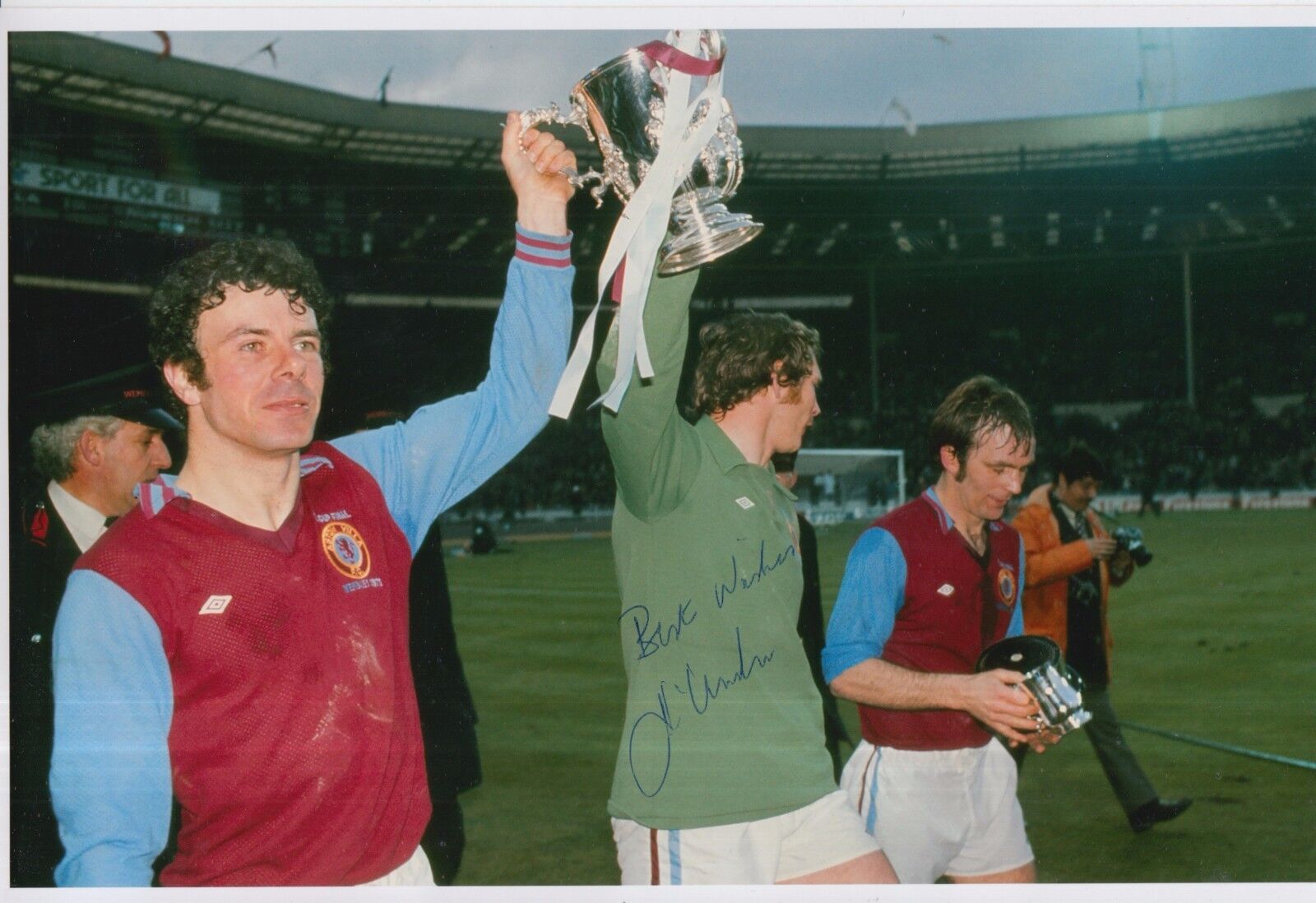 Jim Cumbes Hand Signed Aston Villa 12x8 Photo Poster painting 1.