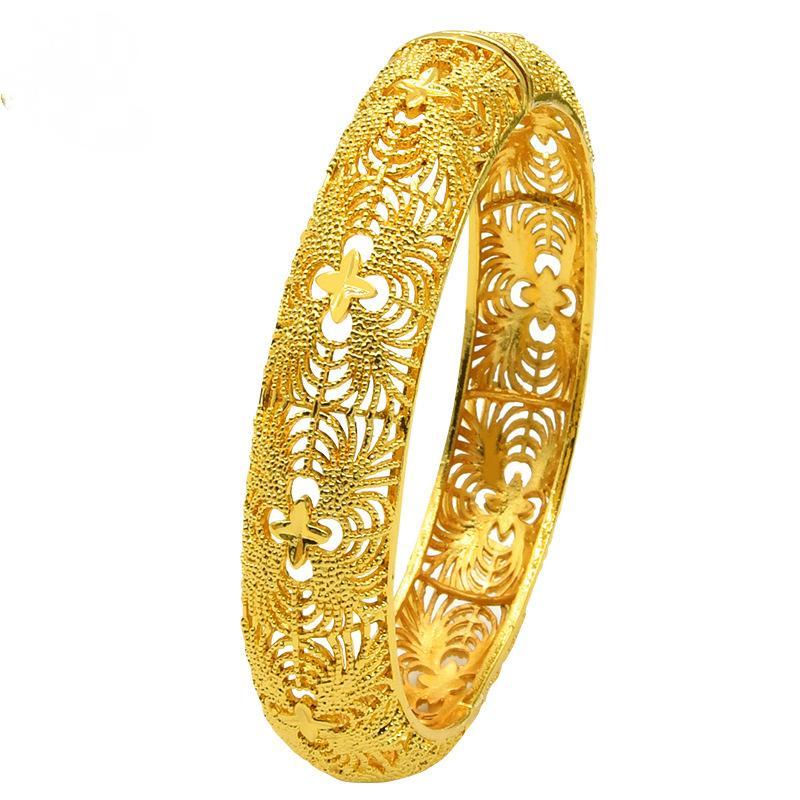 Gold Plated Openwork Jewelry Bridal Wedding Bracelet | Oxredo Shop Ramadan Sale