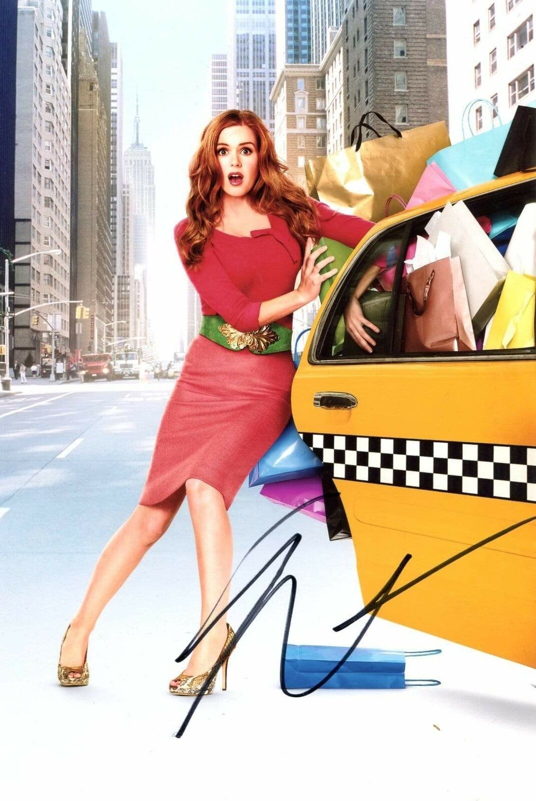 ACTRESS Isla Fisher autograph, signed Photo Poster painting