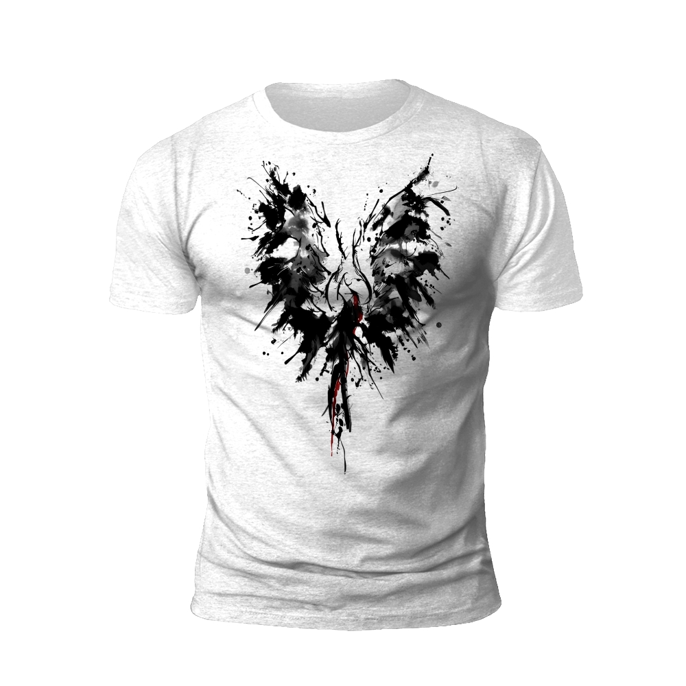 Wings of Anarchy: Abstract Angel T-Shirt